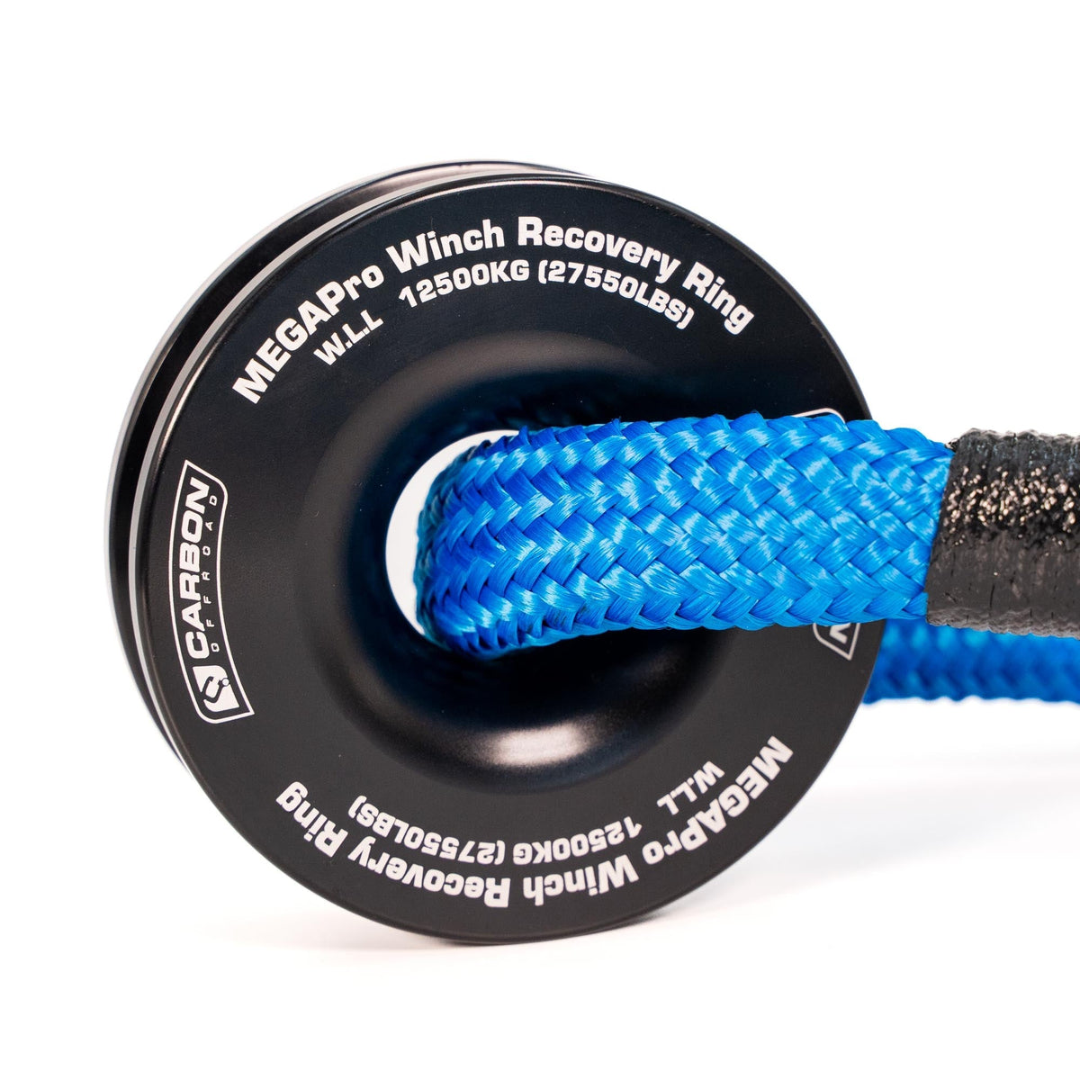 Carbon Offroad recovery ring and soft shackle combo for universal fit