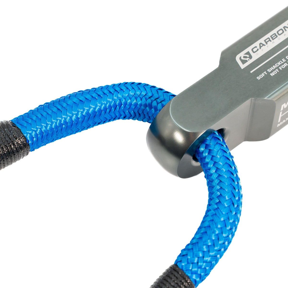 Carbon Offroad recovery hitch and soft shackle combo for 2 inch receivers