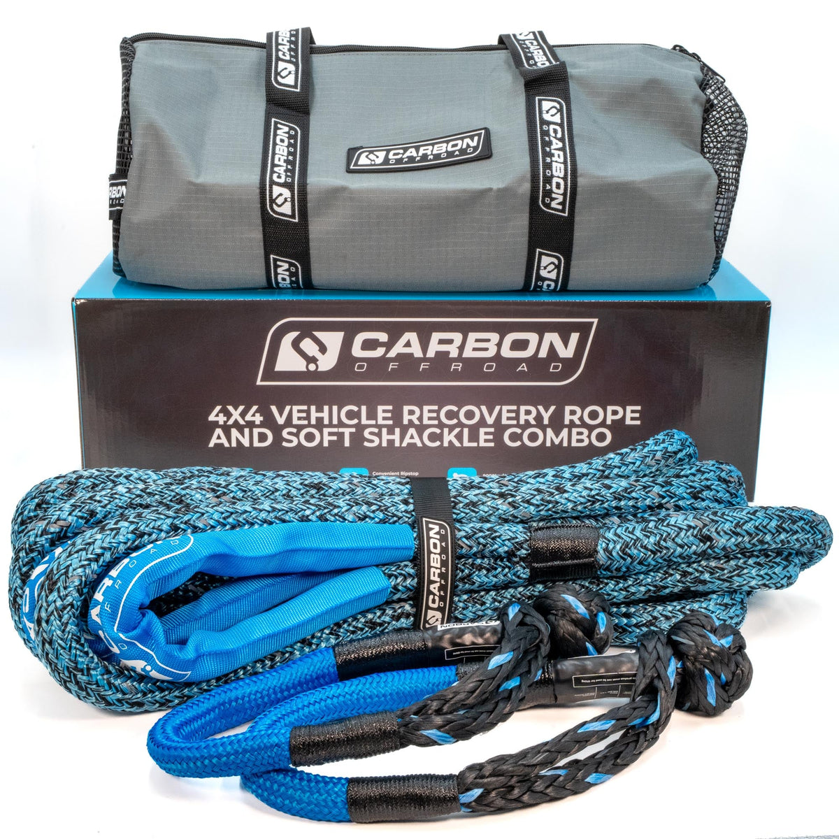 Carbon Offroad 9T kinetic rope and soft shackle kit for universal fit