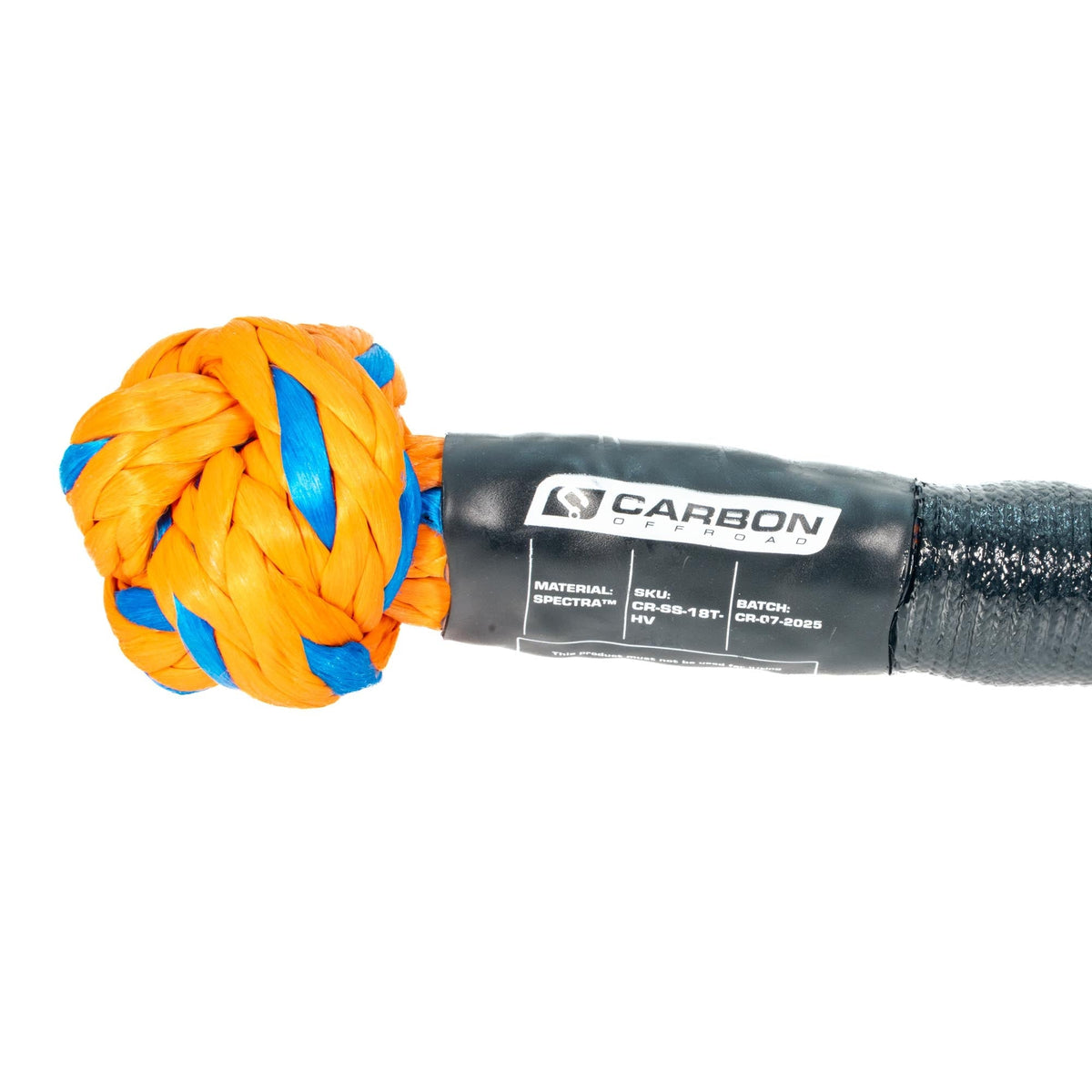 Carbon Offroad high-vis 18T soft shackle for universal fit