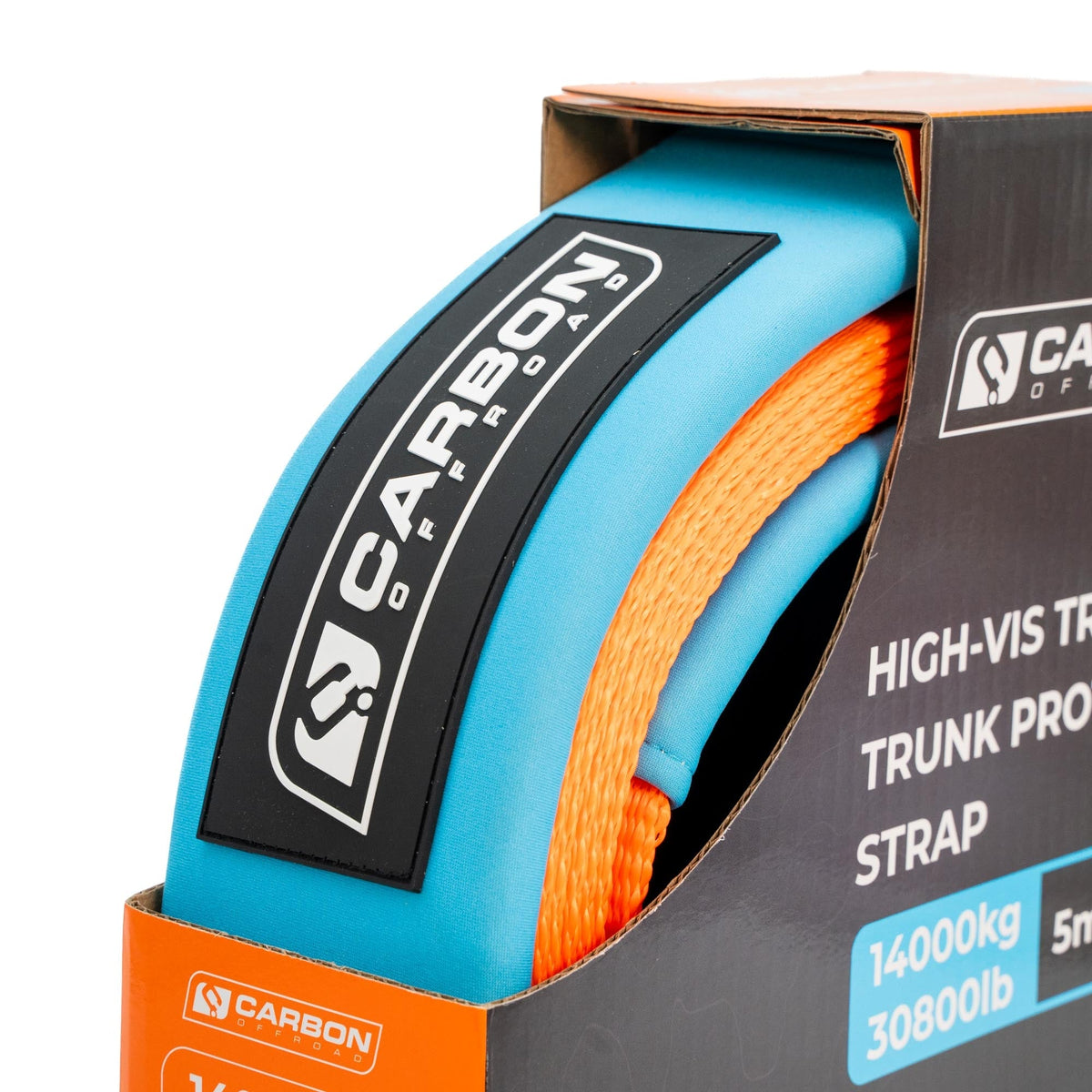 Carbon Offroad high-vis tree trunk protector strap for universal fit