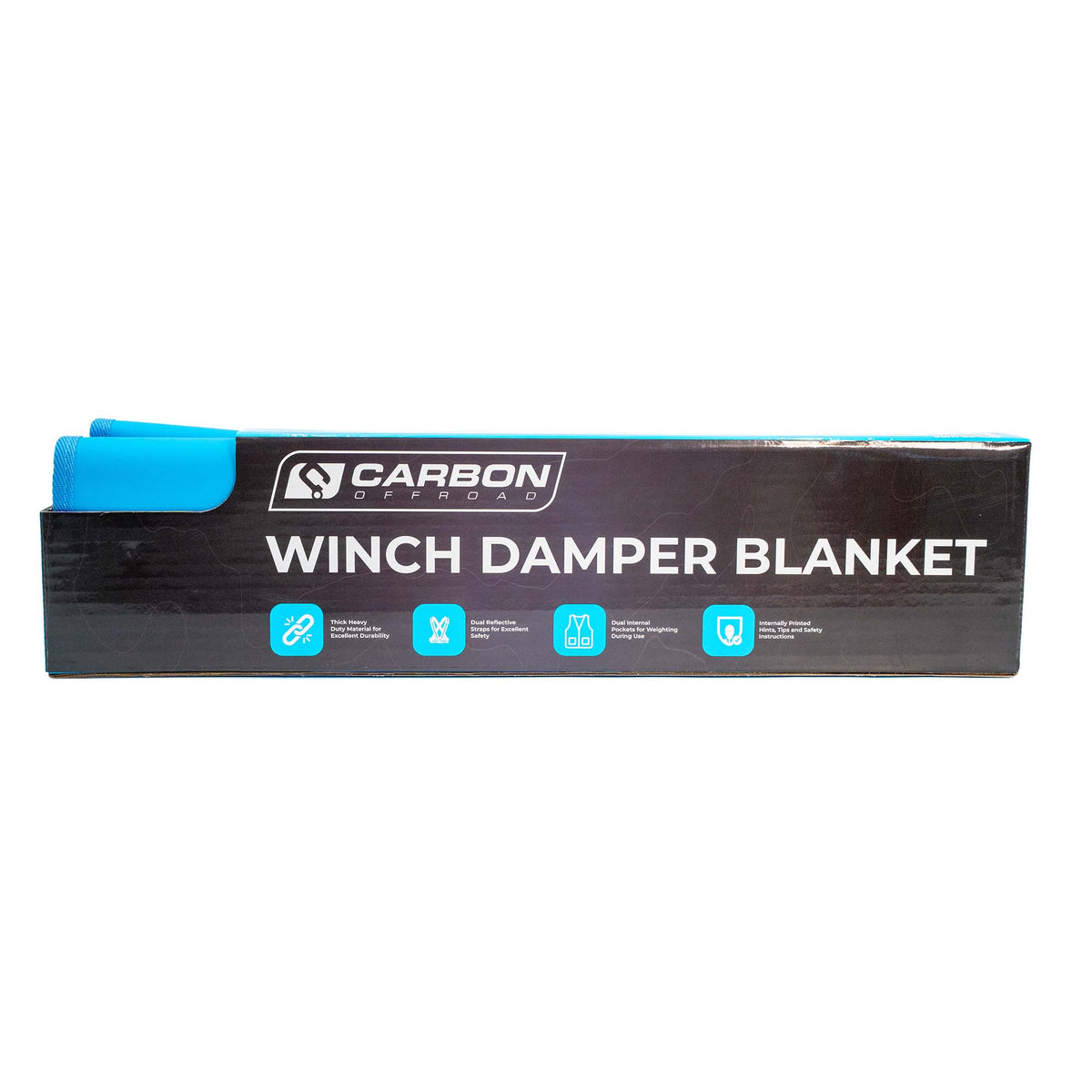 Carbon Offroad winch damper blanket for universal fit
