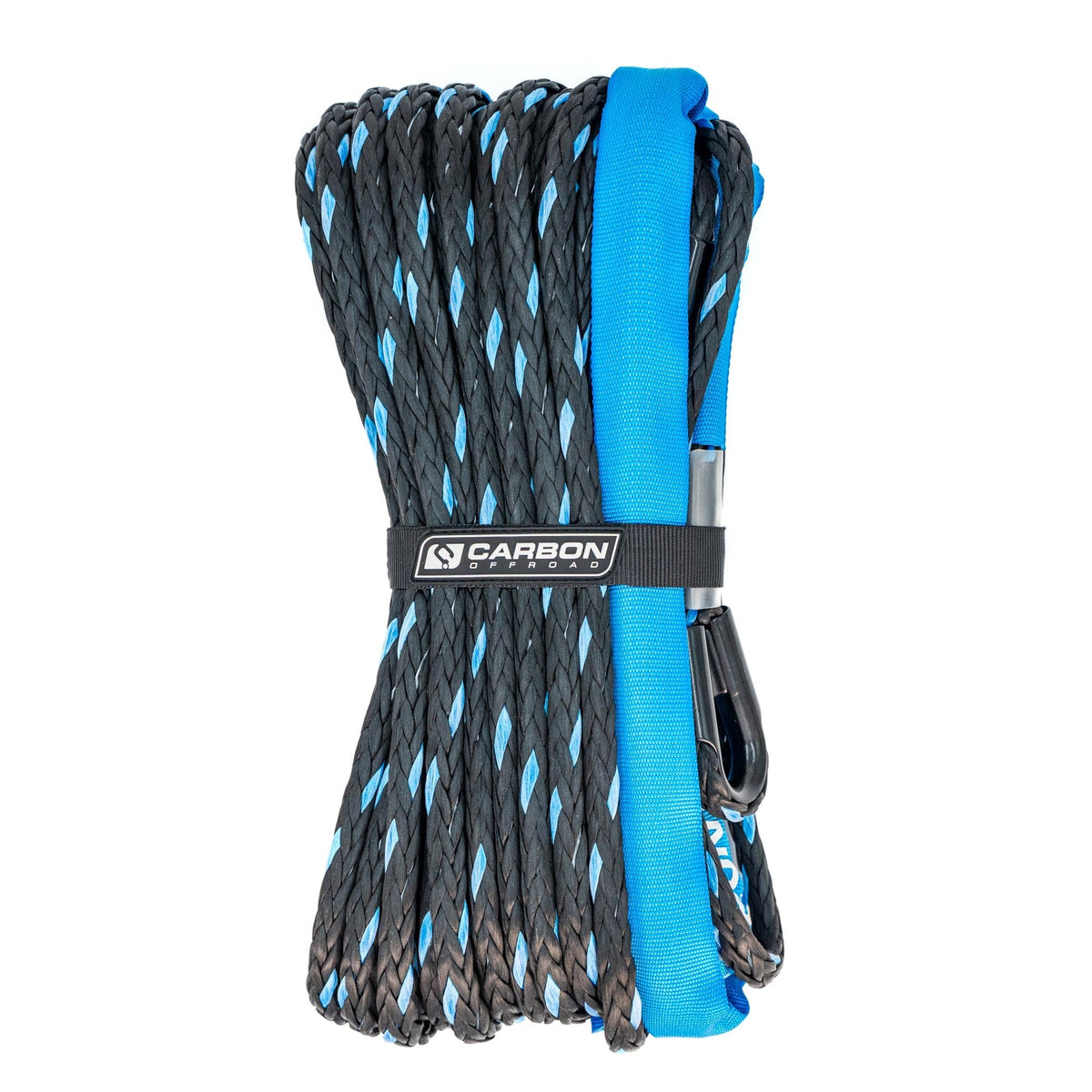 Carbon Offroad 4x4 vehicle winch extension rope for universal fit