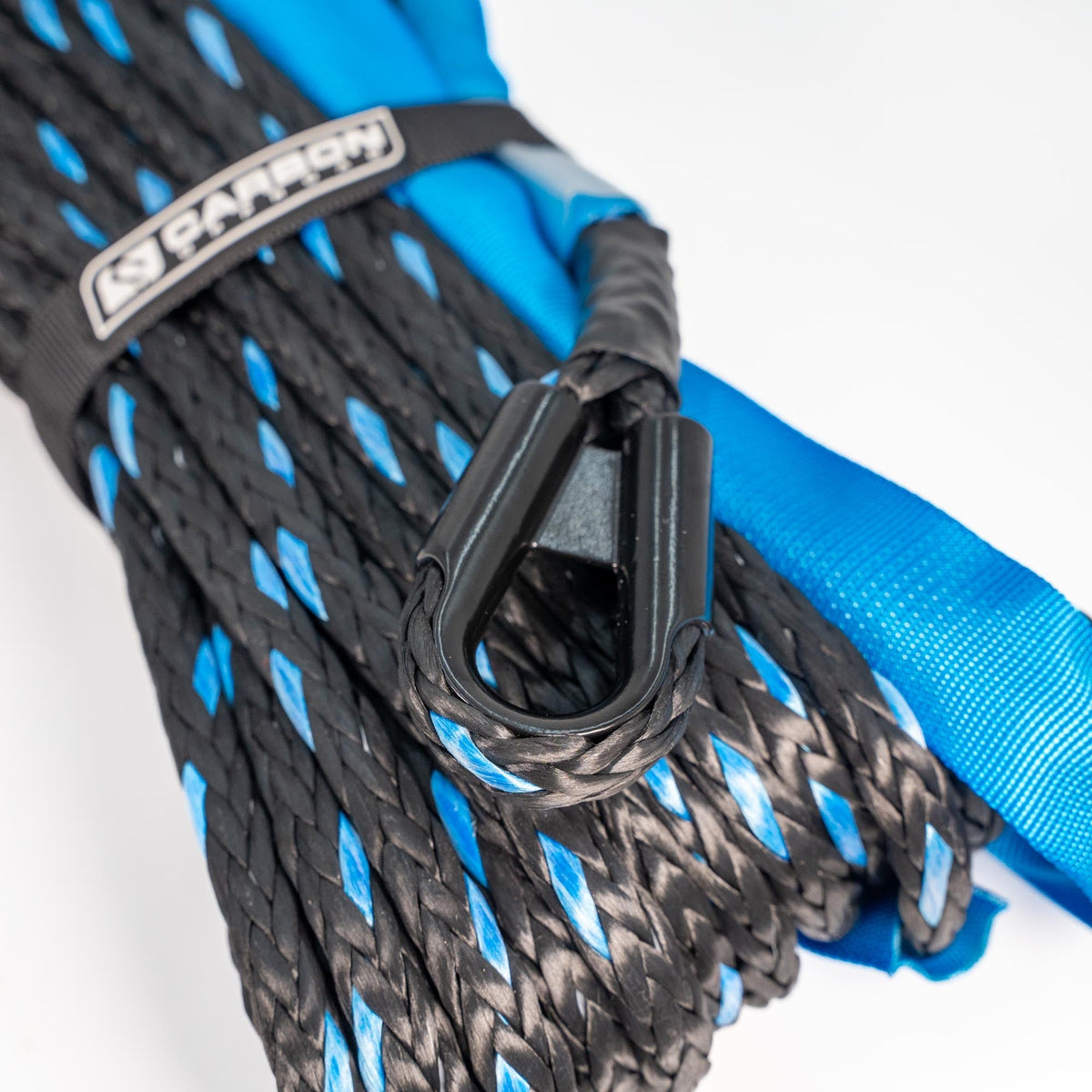 Carbon Offroad 4x4 vehicle winch extension rope for universal fit