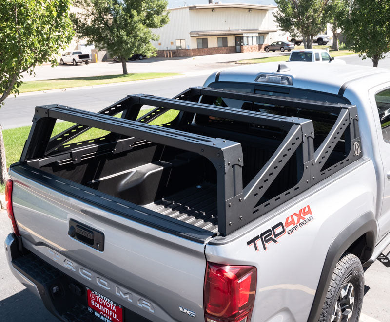 Toyota Tacoma 3G Mid Height Bed Rack - ALUMINUM