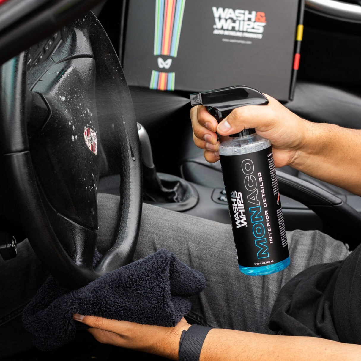 WASH&WHIPS CLEAN - Interior Car Wash Kit (Step 2)