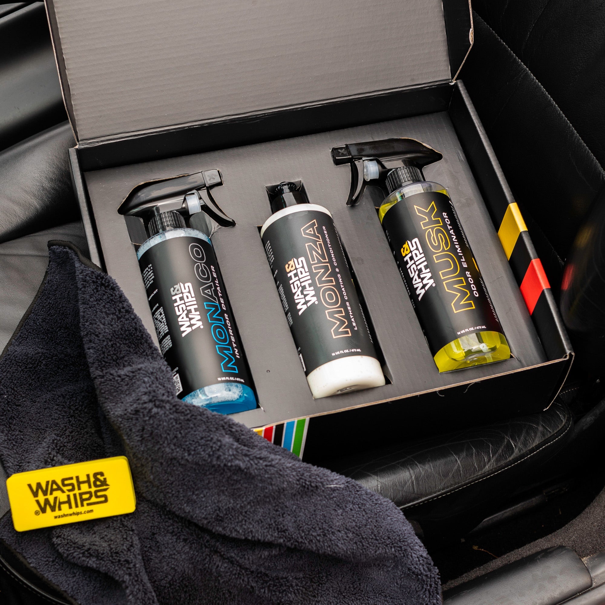 WASH&WHIPS 3-Step Car Care System