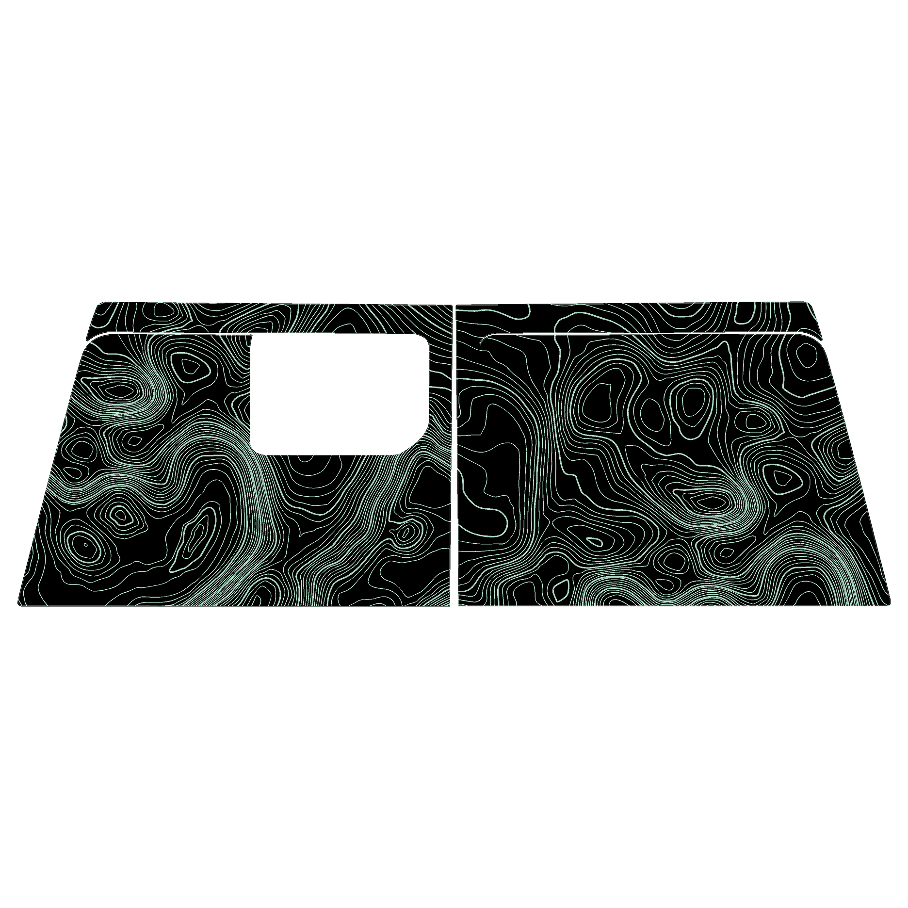 Topo Cargo Area Overlay Kit Part 1 (Printed Series) - 2021+ Bronco 4 Door