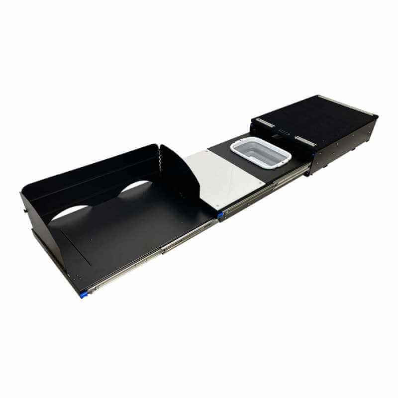 Overland Vehicle Systems camp cargo box kitchen with slide-out sink