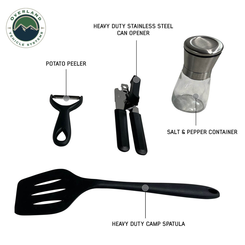 Overland Vehicle Systems Ultimate 39 Piece Utensil Set