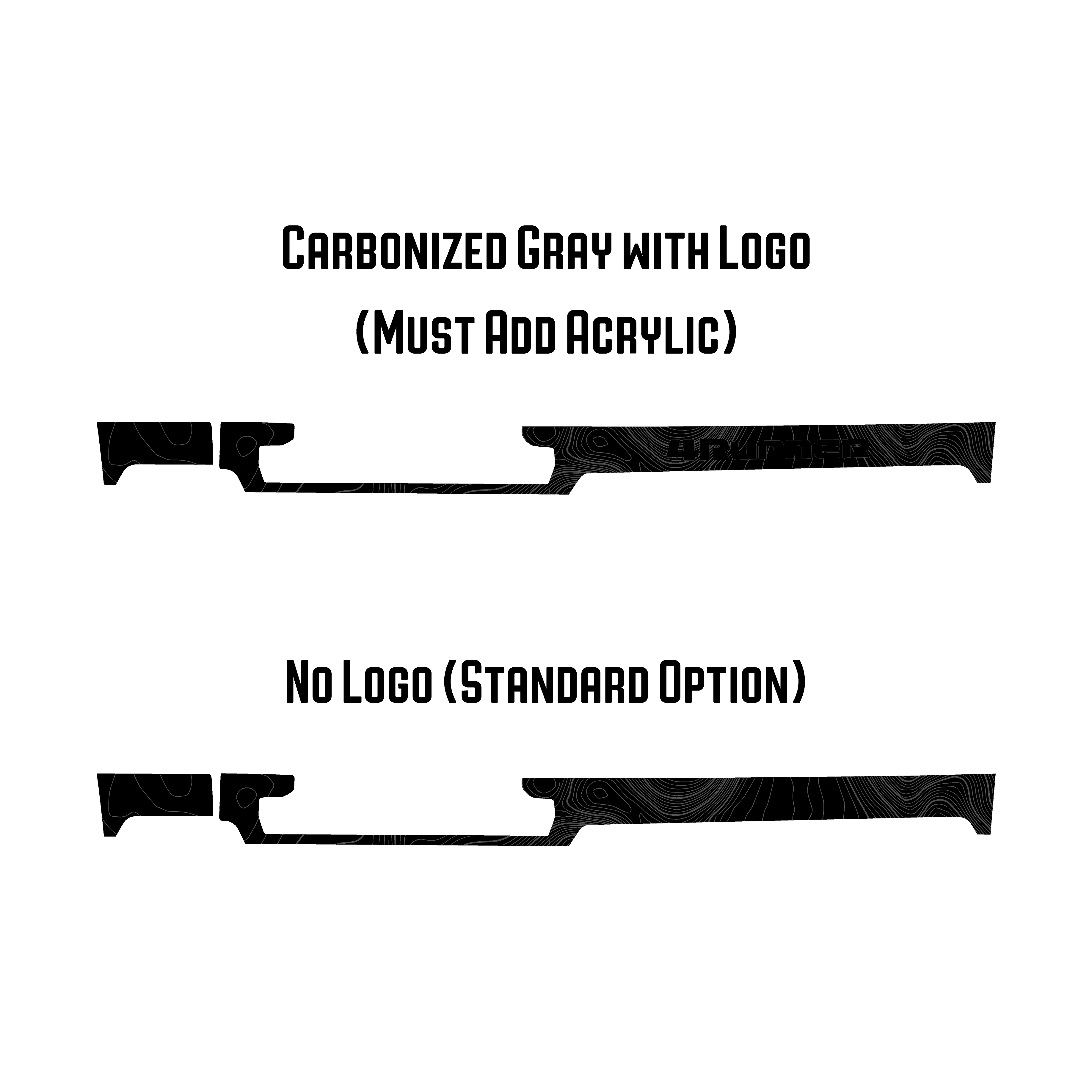 Full Width Topographic Dash Wrap - 2025+ 4Runner