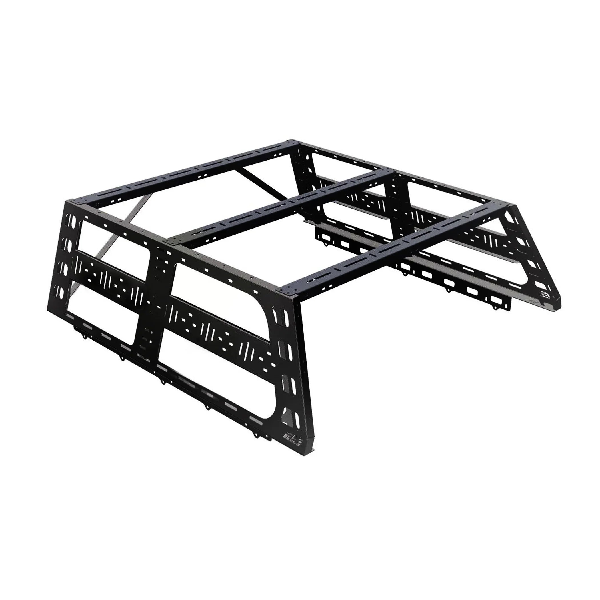Chevy Colorado cab-height off-road bed rack for overlanding and camping gear