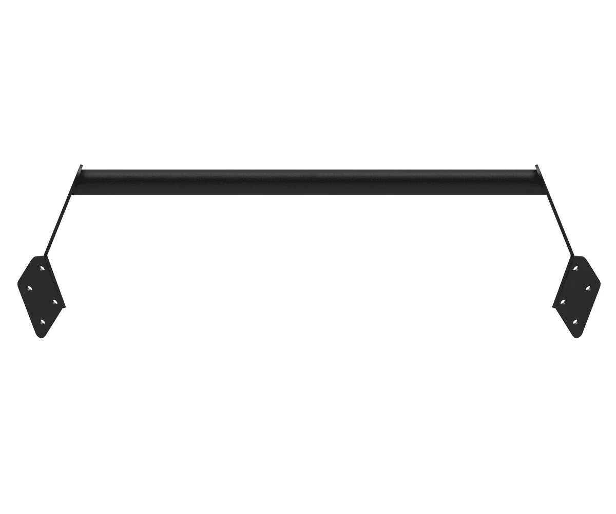 Black steel bull bar mount for off-road vehicles, designed for Toyota Tacoma or 4Runner