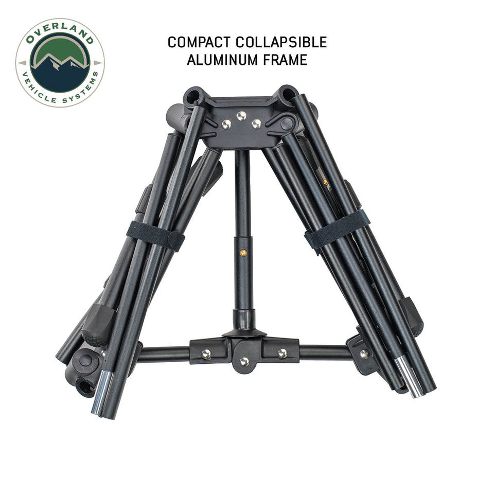 Compact Camping Chair with Collapsible Aluminum Frame