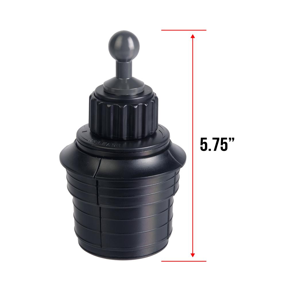 Tackform cup holder mount base for universal fit