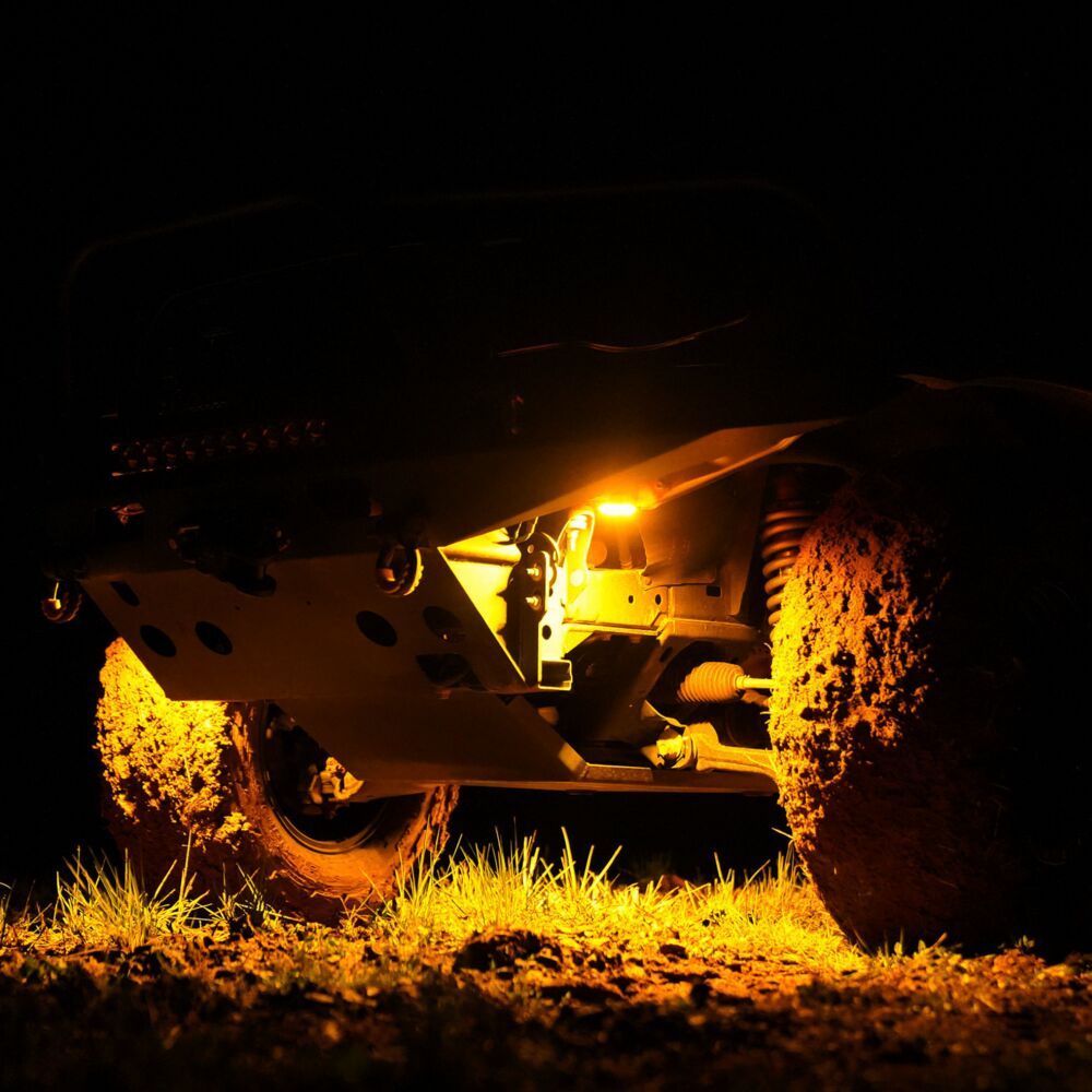 KC HiLiTES Cyclone® V2 LED Rock Light Kit — Universal 6-Light System