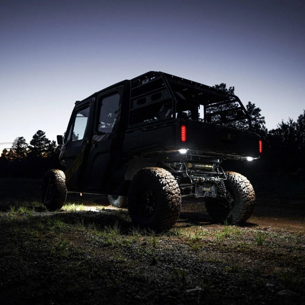 KC HiLiTES Cyclone® V2 LED Rock Light Kit — Universal 6-Light System