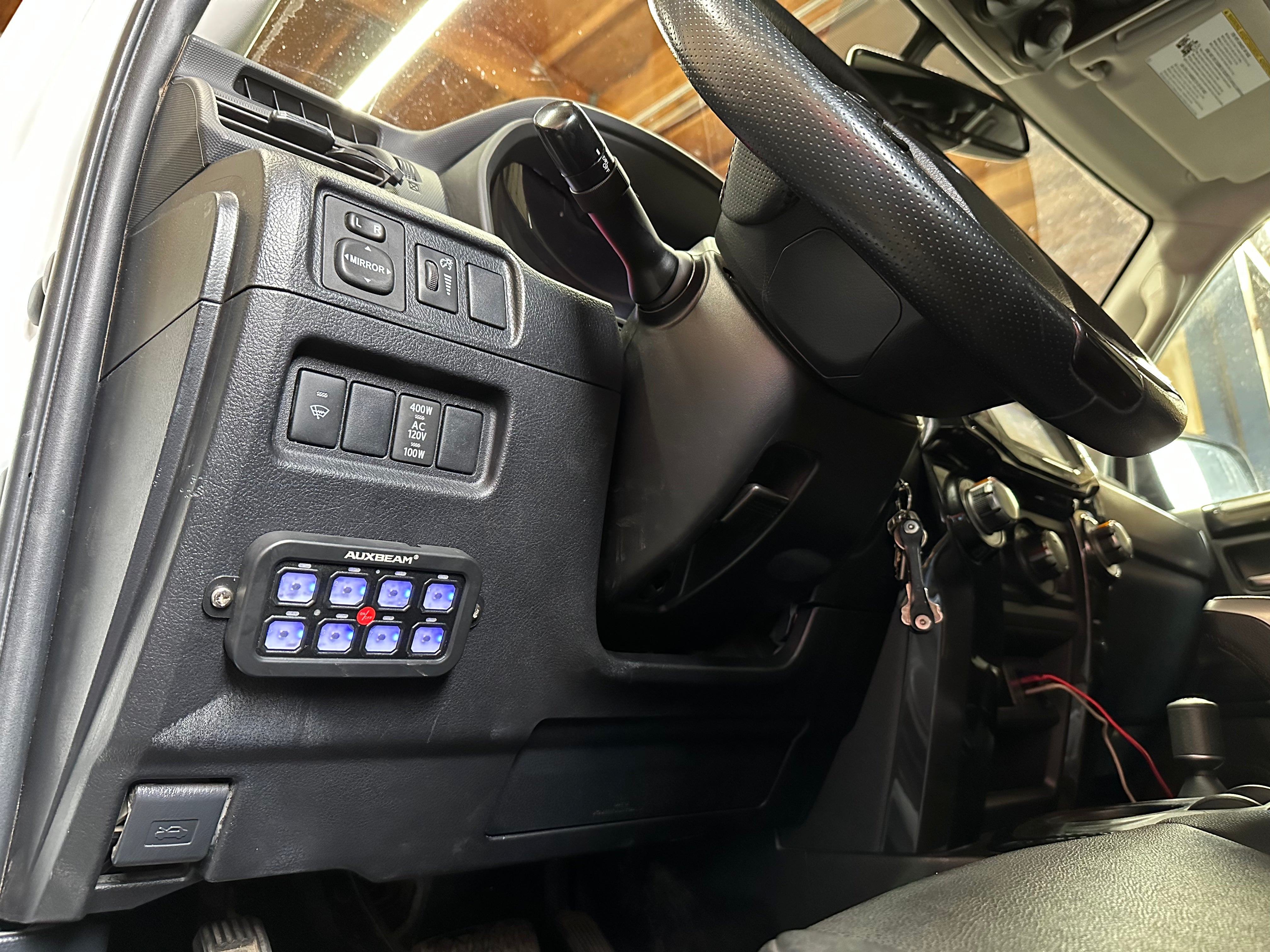 2010-2024 Toyota 4Runner Auxbeam Engine Bay Controller Mount