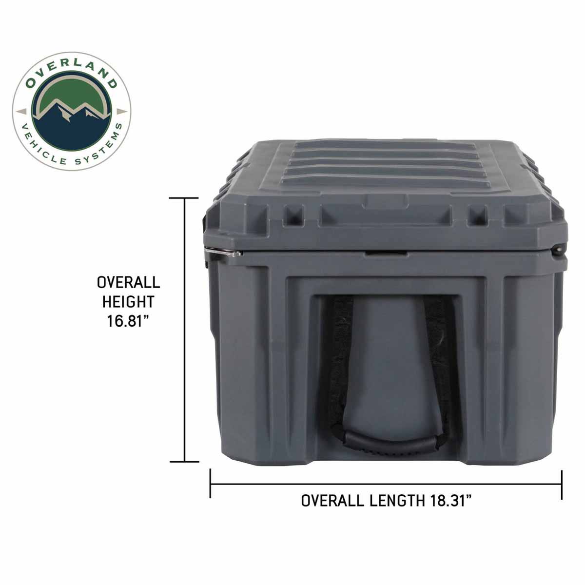 Overland Vehicle Systems D.B.S. 95 quart dark grey dry box - view 9