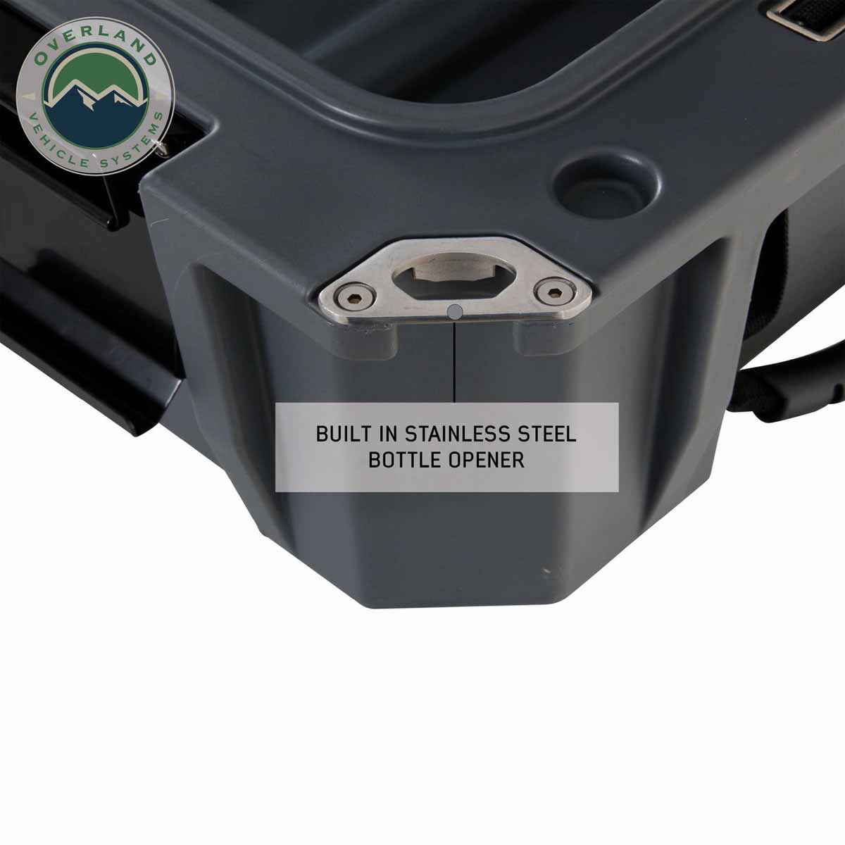 Overland Vehicle Systems D.B.S. 95 quart dark grey dry box - view 8