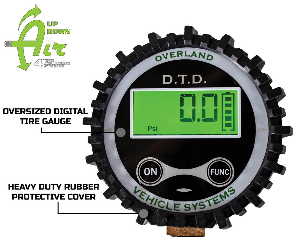 Digital Tire Deflator with Valve Kit & Storage Bag Universal