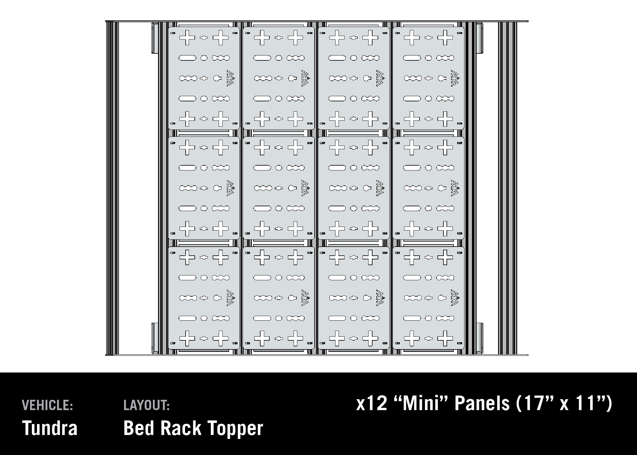 Backwoods DRIFTR Roof Rack Deck Accessory Panels