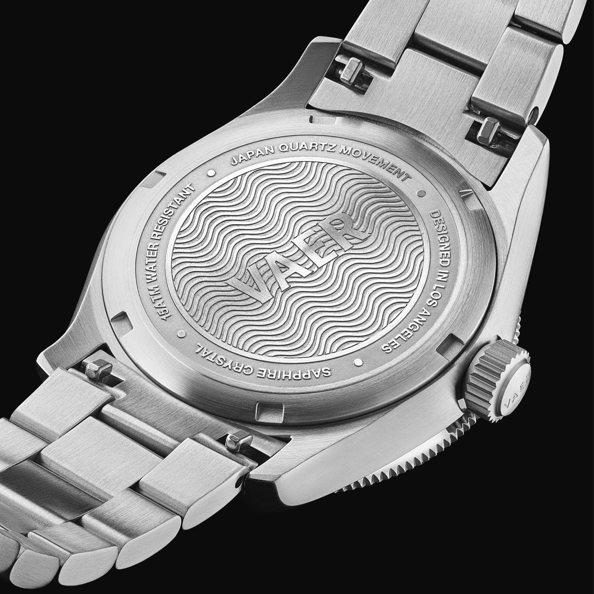 VAER DS2 Meridian Black Mens Watch - Quartz 42mm