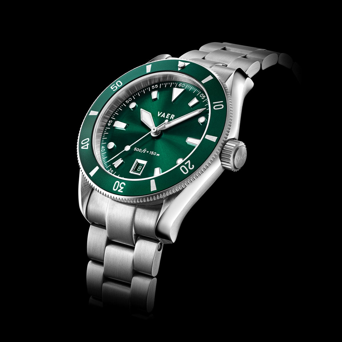VAER DS2 Meridian Green Mens Watch - Quartz 42mm