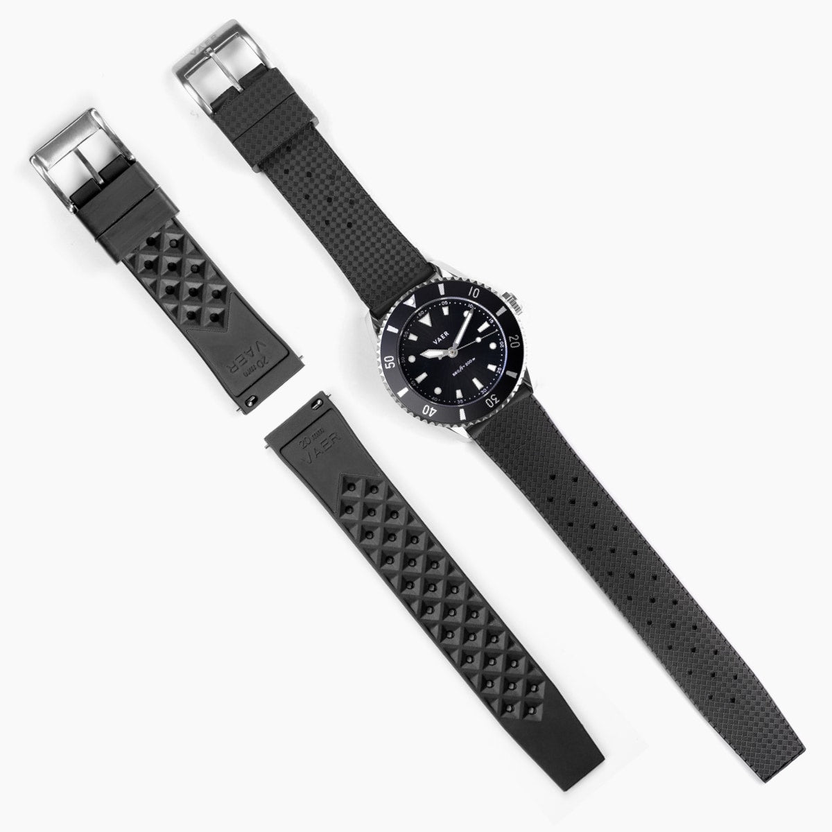 VAER DS4 Meridian Black Watch - Solar 38mm