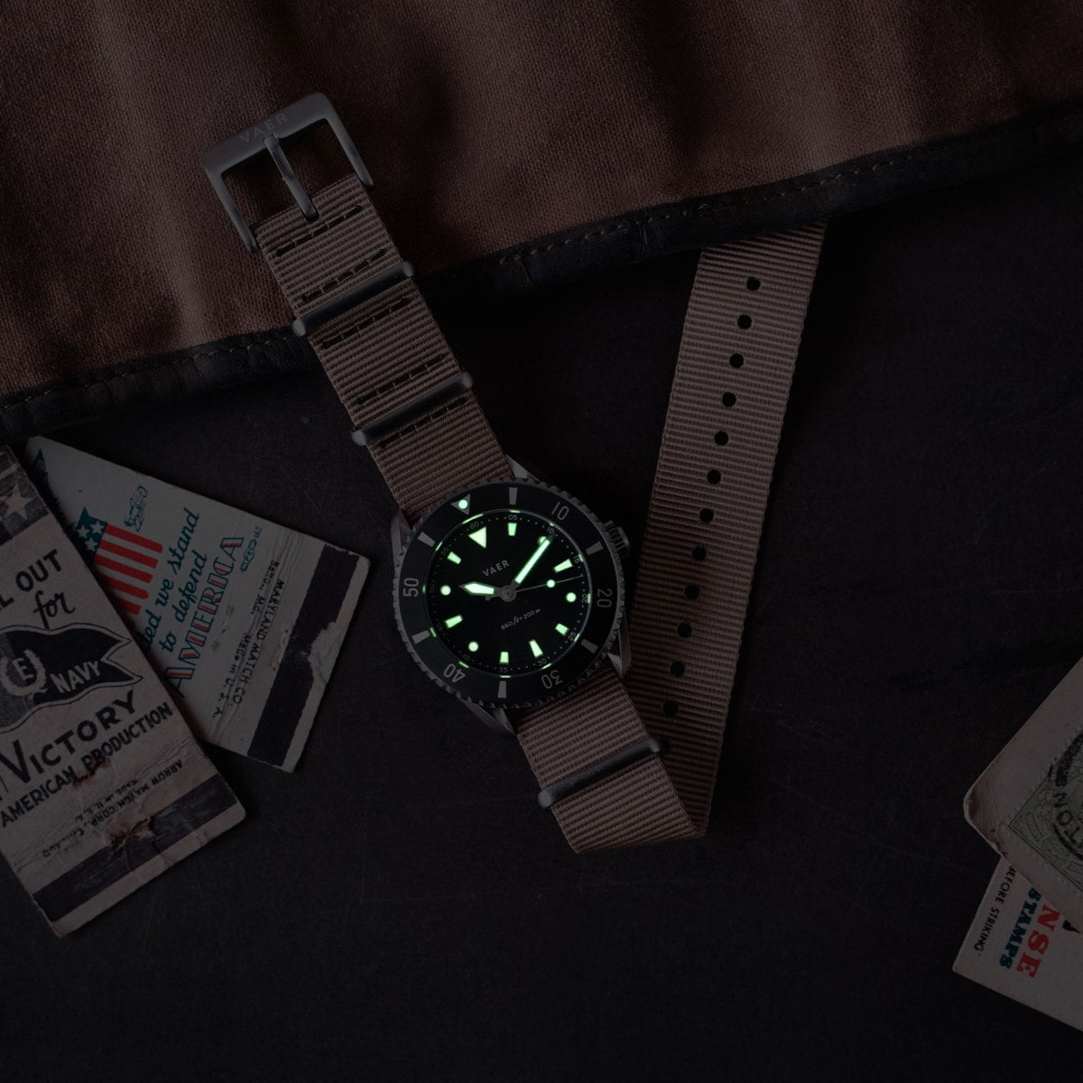 VAER DS4 Meridian Black Watch - Solar 38mm