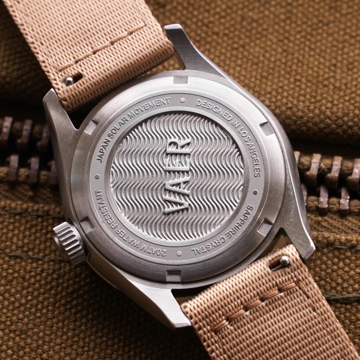 VAER DS4 Meridian Watch - Navy - Solar 42mm