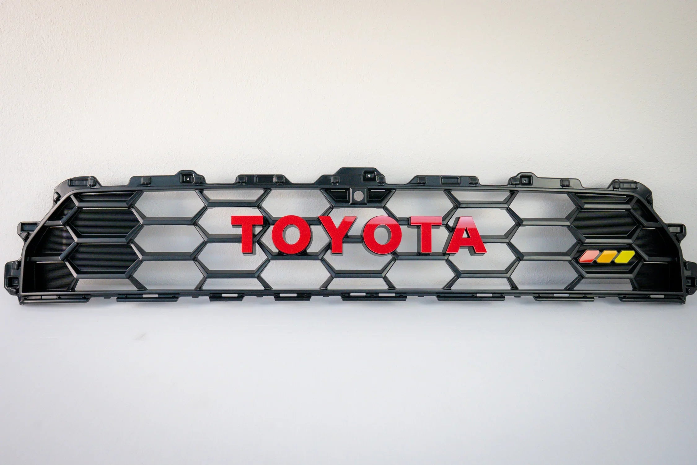 TOYOTA Front Grille Acrylic Emblem Overlays - 2025+ 4Runner TRD Pro / Trailhunter