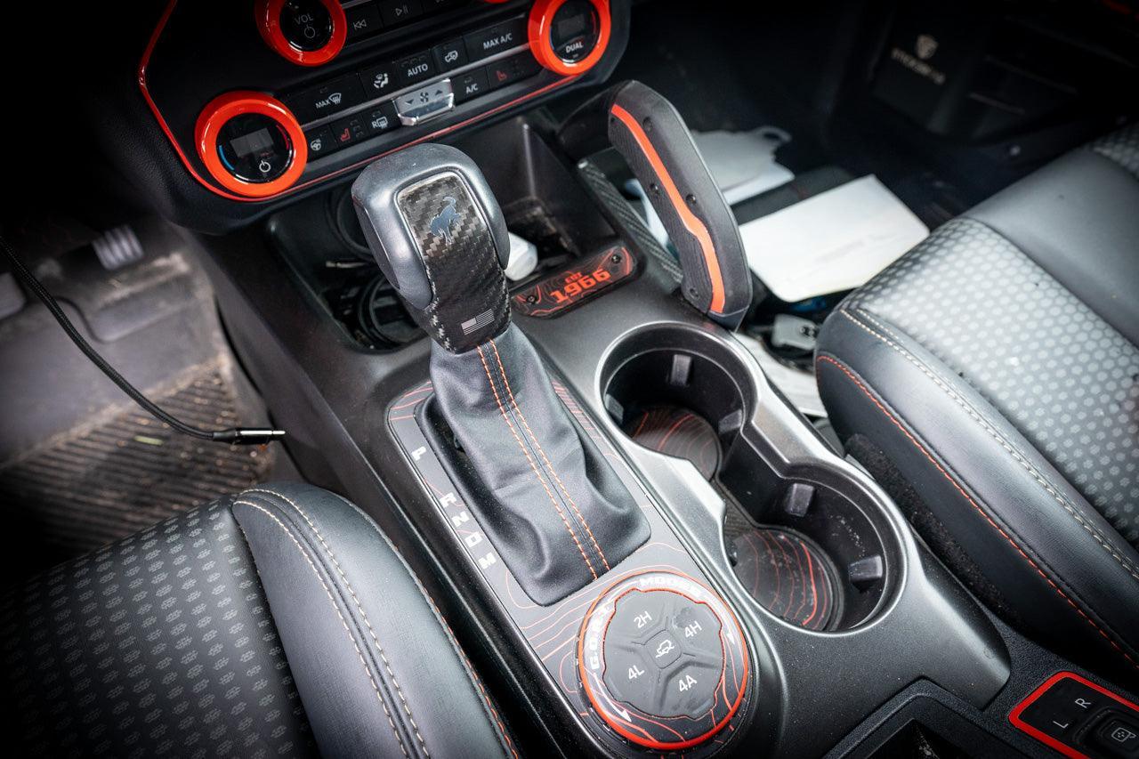 1966 Topographic Shifter Plate (Printed Series + Acrylic) - 2021+ Bronco