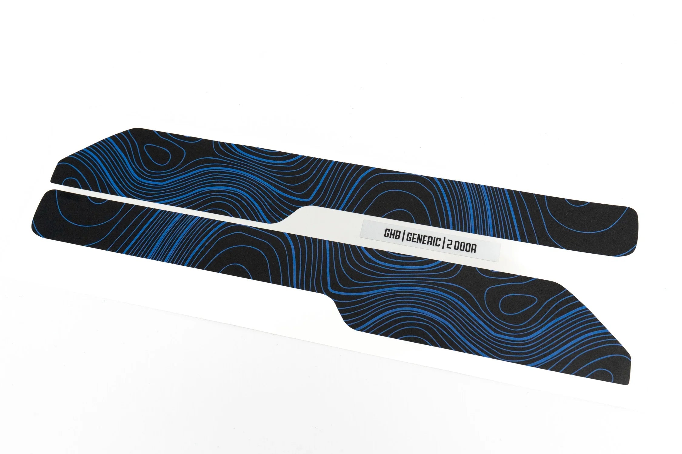 StickerFab Topo Front Interior Upper Door Card Insert Overlays (Printed Series) - 2021+ Bronco 2 Door