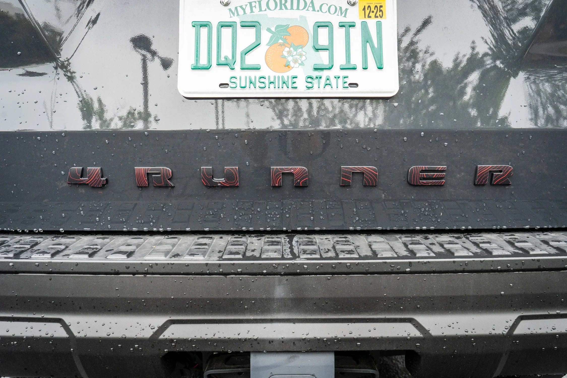 4RUNNER Topographic Rear Liftgate Emblem Overlays - 2025+ 4Runner