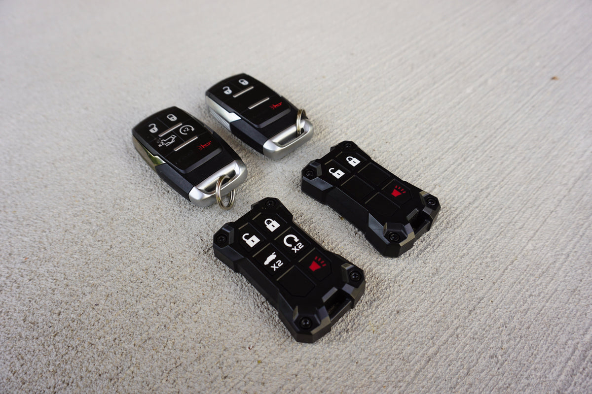 AJT Design Injection Fob IF031 key fob case for 2019-2024 Ram 2500 - red
