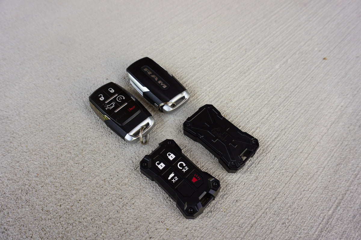 AJT Design Injection Fob IF031 key fob case for 2019-2024 Ram 2500 - tan