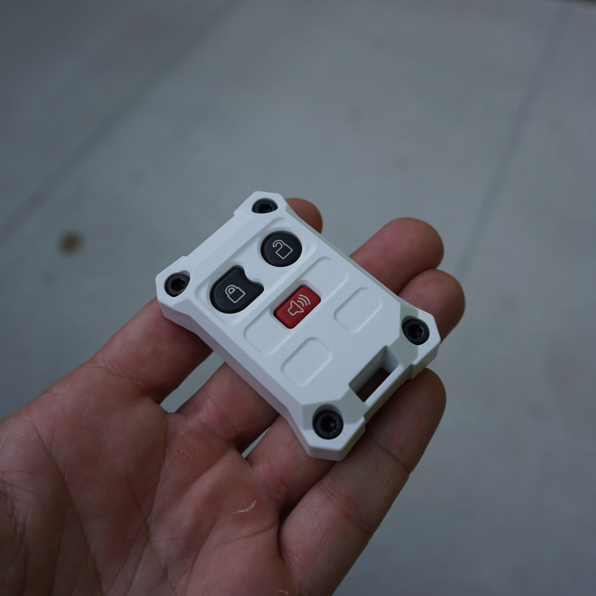 AJT Design Injection Fob IF032 key fob case for Ford 3-button fobs - white