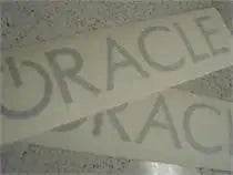 ORACLE Lighting die-cut reflective vinyl sticker