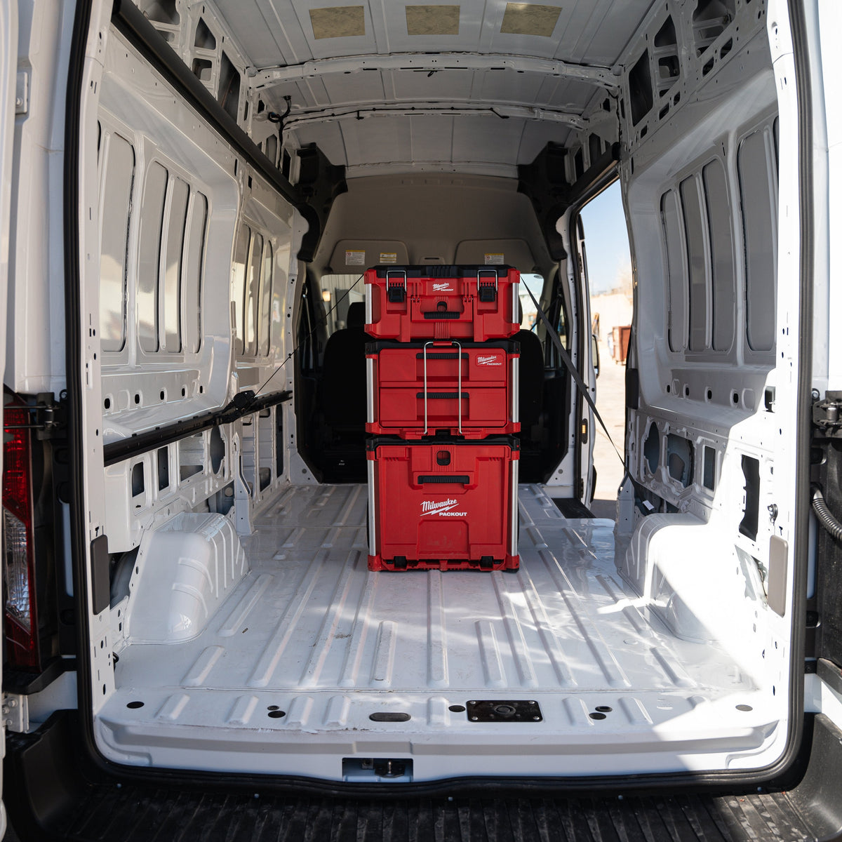 Integral Truck Rail and Swivel Strap Bundle 2 Pack for Ford Transit Van 148 wheelbase