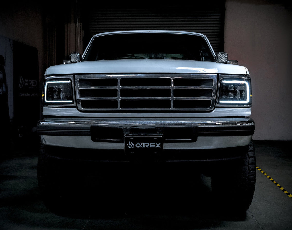 AlphaRex NOVA-Series LED Projector Headlights for Ford F-150 / Ford Super Duty - Black