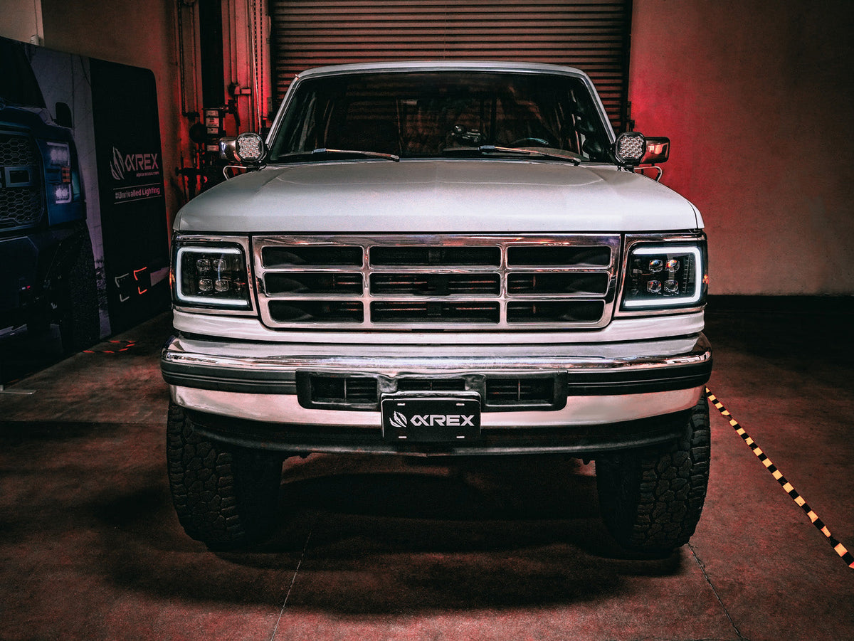 AlphaRex NOVA-Series LED Projector Headlights for Ford F-150 / Ford Super Duty - Black