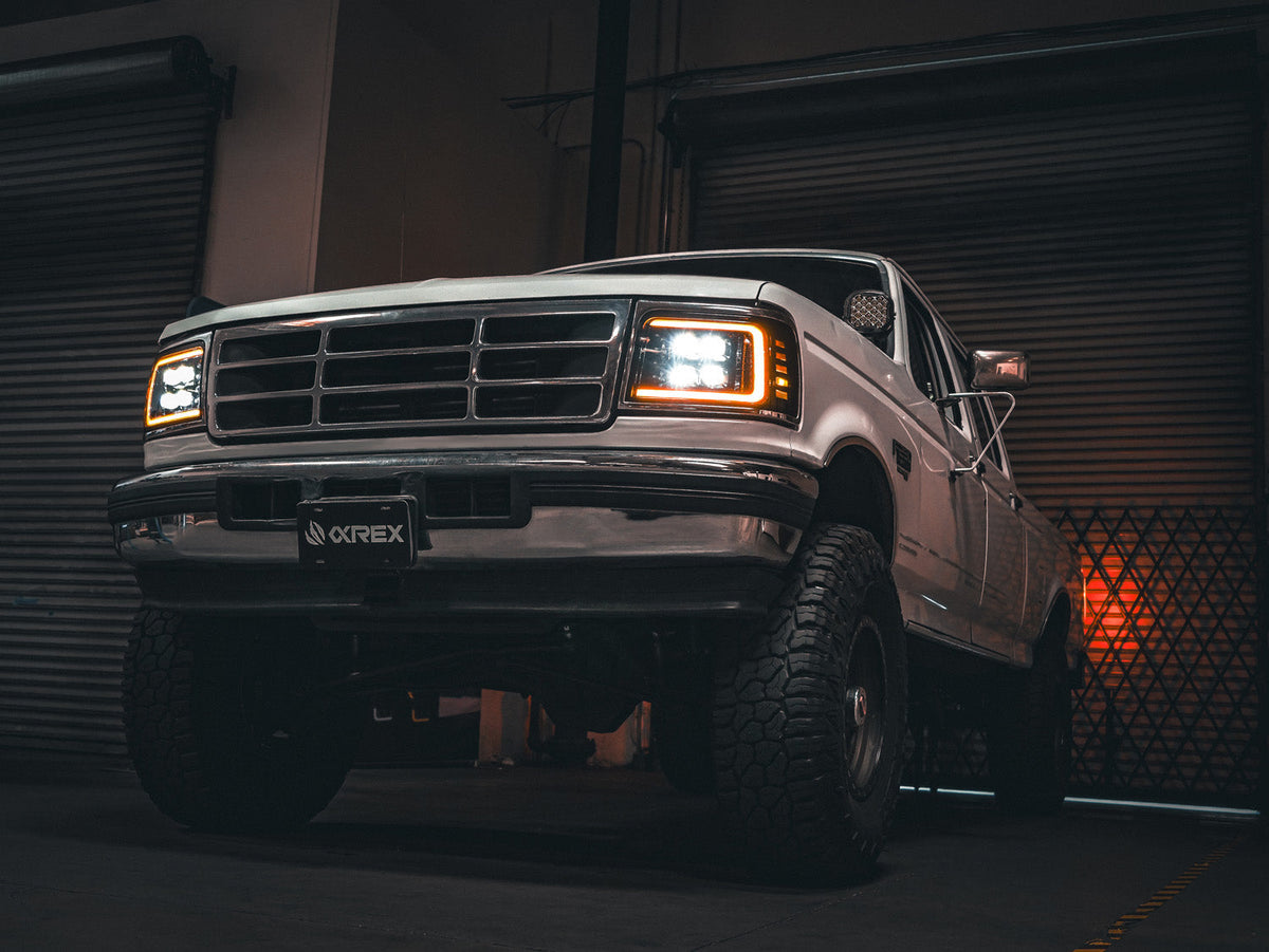 AlphaRex NOVA-Series LED Projector Headlights for Ford F-150 / Ford Super Duty - Black