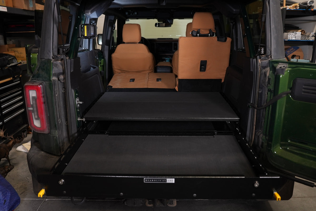 Diabolical Inc Bronco Complete Drawer System, top deck