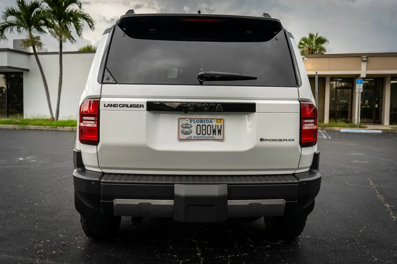 Topo Rear Glass Button Trim Overlay - 2024+ Land Cruiser / GX 550