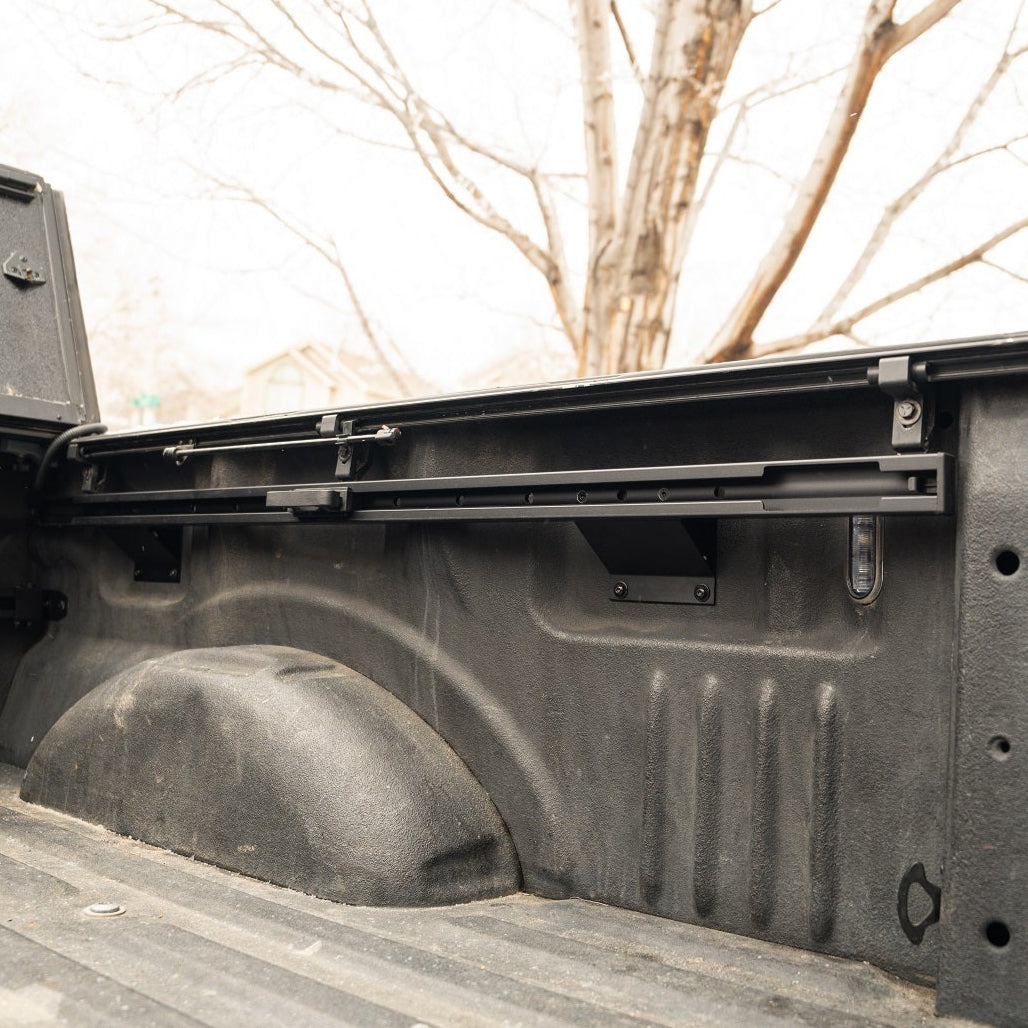 Integral Truck Rails + Tie-down Cleats - Ford F150 & Raptor 2015+ (5.5' Bed Only)