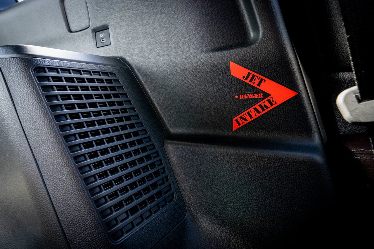 Intake Warning Stickers - 2024+ Land Cruiser