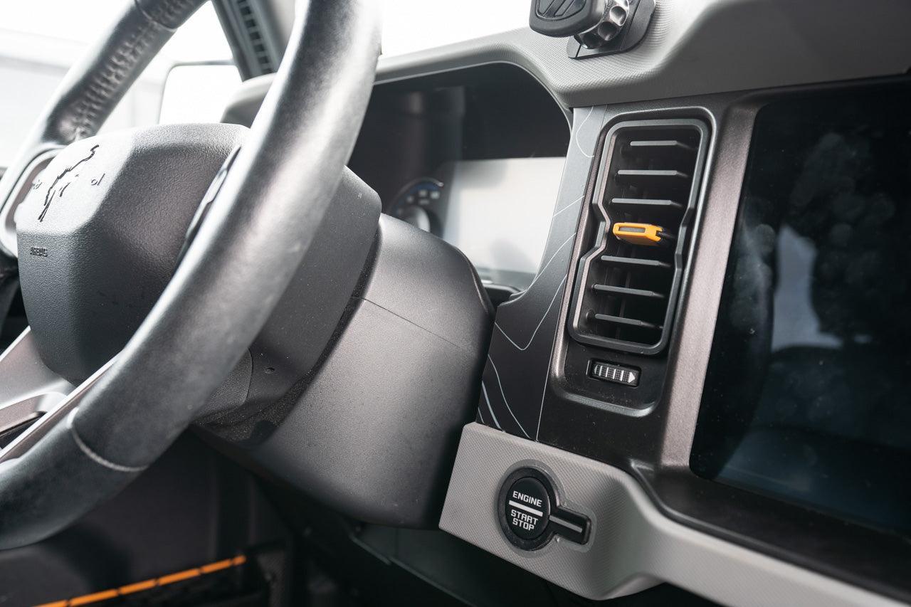 Topo 3 Piece Dash Kit (Printed Series) - 2021+ Bronco