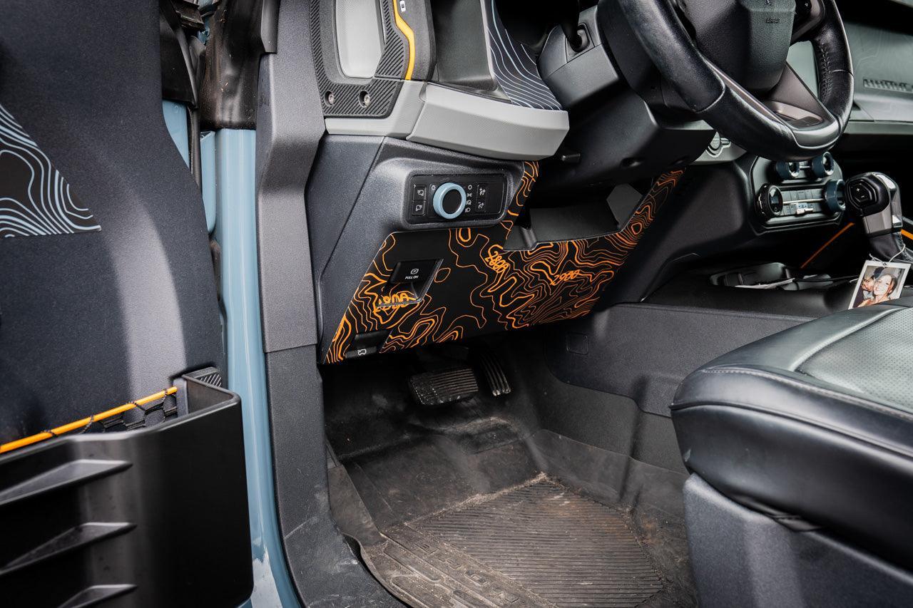 Topo Understeering Panel Overlay (Printed Series) - 2021-2022 Bronco (Type A)