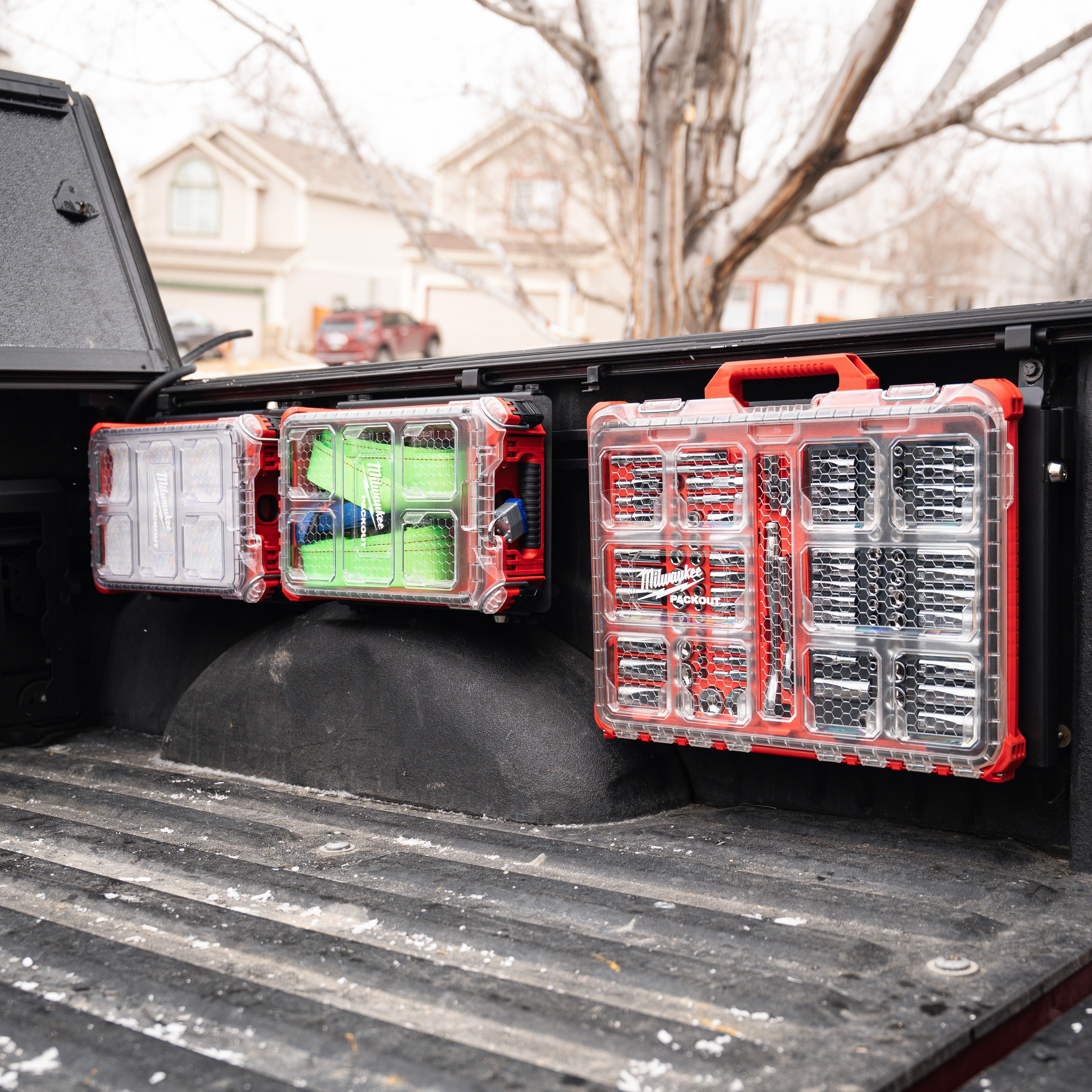 Integral Truck Rails + Tie-down Cleats - Ford Super Duty 2017+